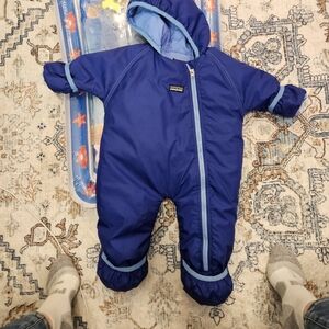Patagonia Navy Blue Hooded Footie